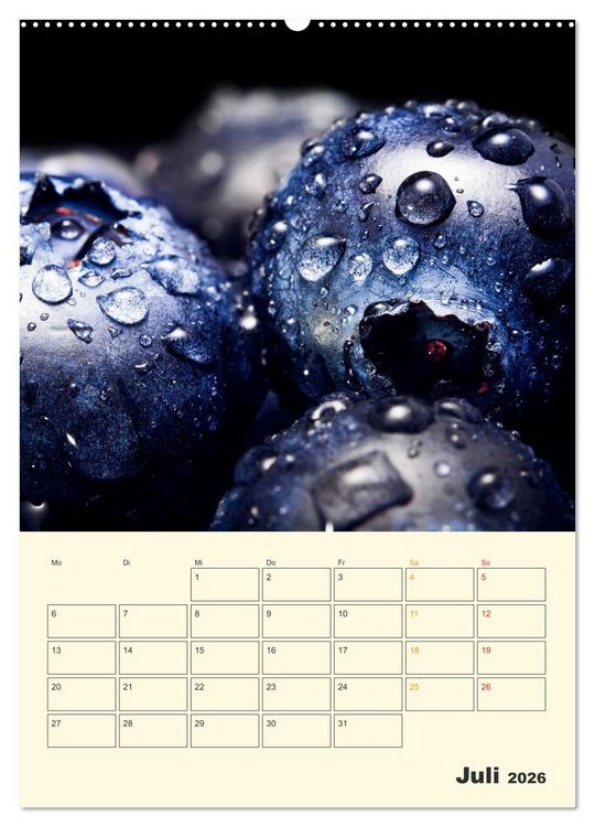 Produktbild: Allerlei Fr&uuml;chte (hochwertiger Premium Wandkalender 2026 DIN A2 hoch), Kunstdruck in Hochglanz
