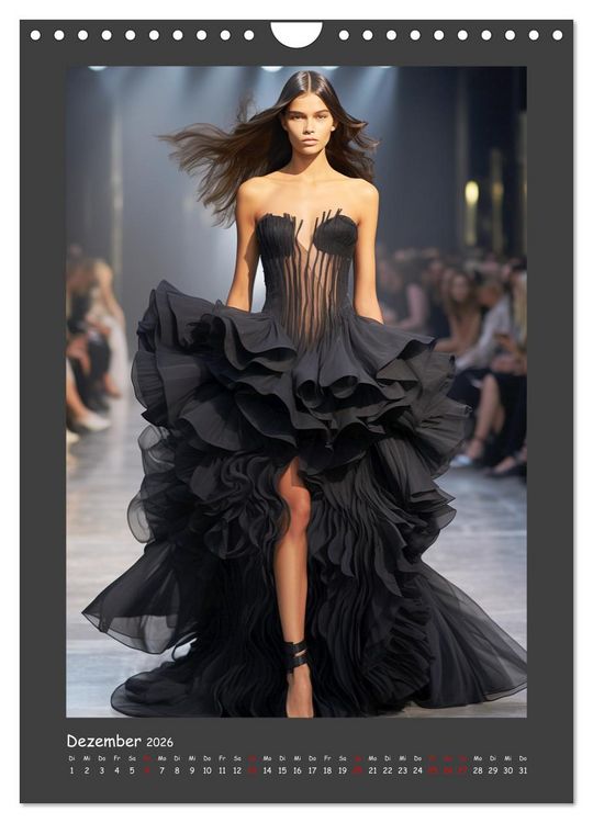 Produktbild: Fashion Show. Zeitlose Haute Coutour (Wandkalender 2026 DIN A4 hoch), CALVENDO Monatskalender