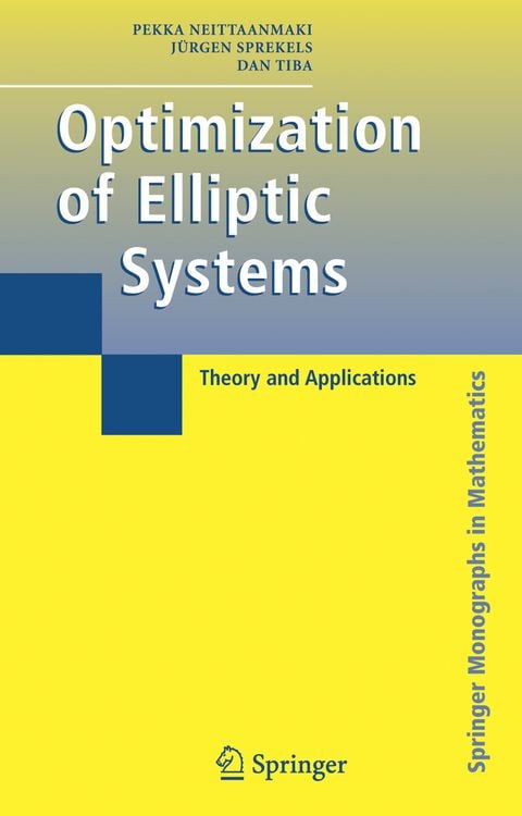 Produktbild: Optimization of Elliptic Systems
