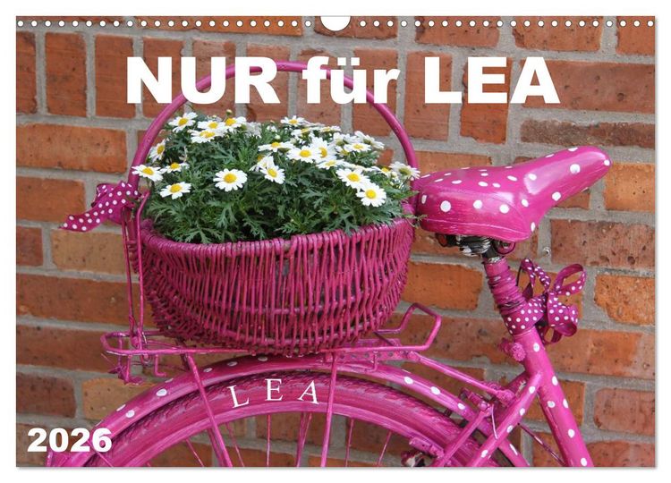 Produktbild: Nur f&uuml;r LEA (Wandkalender 2026 DIN A3 quer), CALVENDO Monatskalender