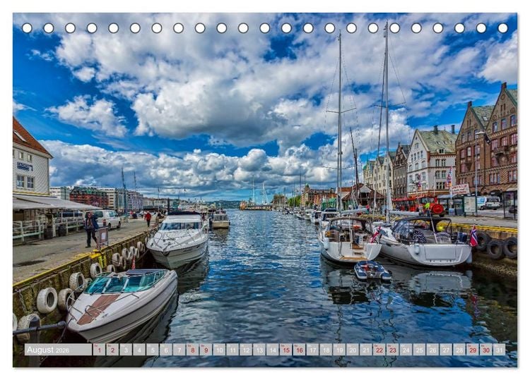 Produktbild: Die Farben Norwegens (Tischkalender 2026 DIN A5 quer), CALVENDO Monatskalender