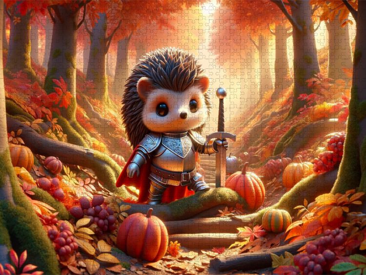 Produktbild: CALVENDO Puzzle Ein m&auml;rchenhaftes Herbstabenteuer | 2000 Teile Lege-Gr&ouml;&szlig;e 90x67cm Foto-Puzzle f&uuml;r gl&uuml;ckliche Stunden