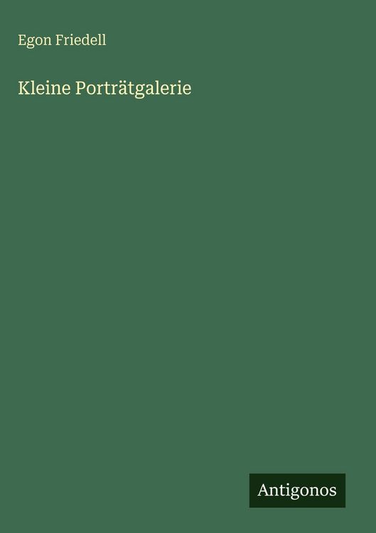 Produktbild: Kleine Portr&auml;tgalerie