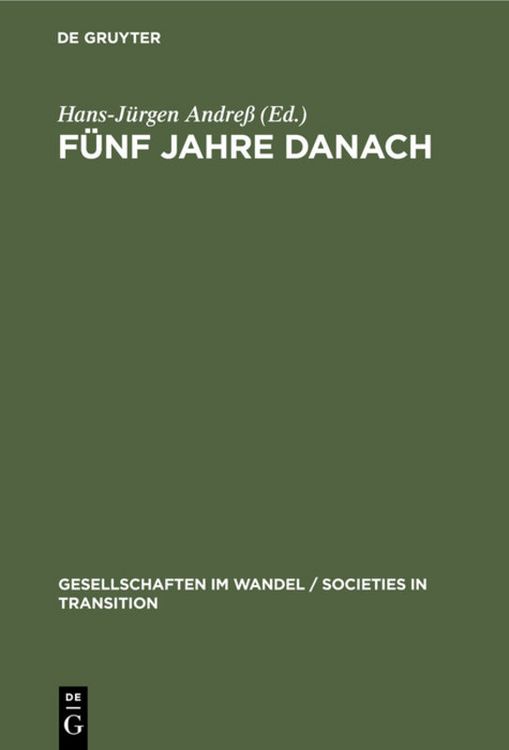 Produktbild: F&uuml;nf Jahre danach