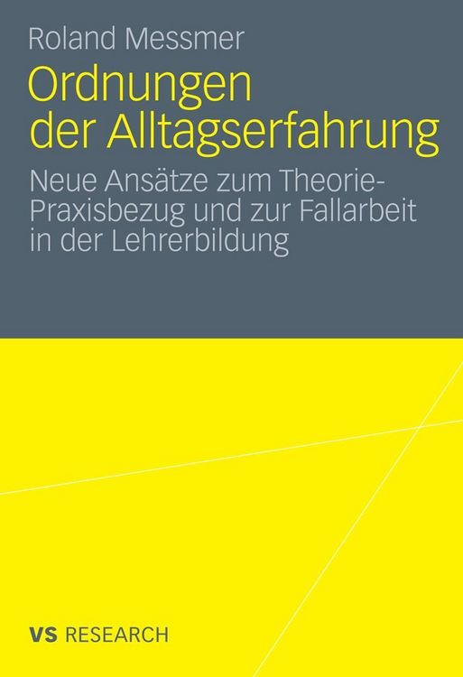 Produktbild: Ordnungen der Alltagserfahrung