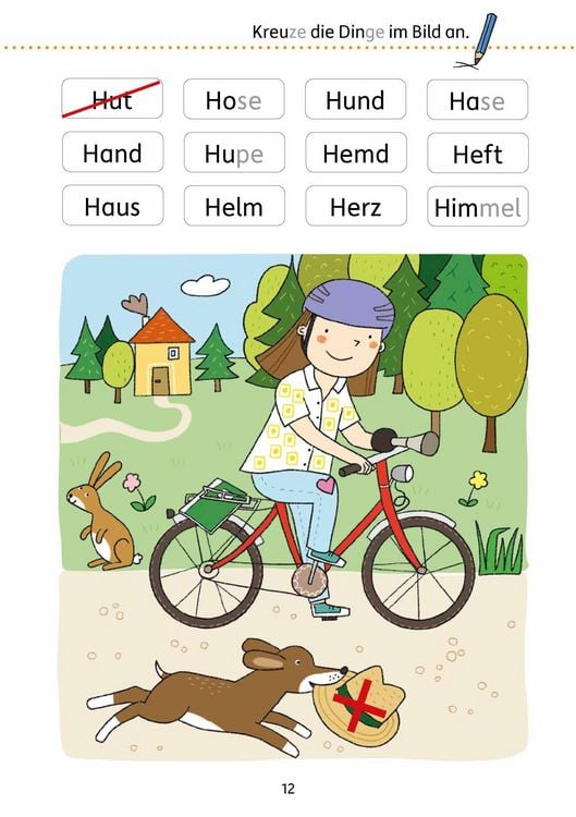 Produktbild: Mein &Uuml;bungsheft Lesen 1. Klasse - Vom Wort zum Satz