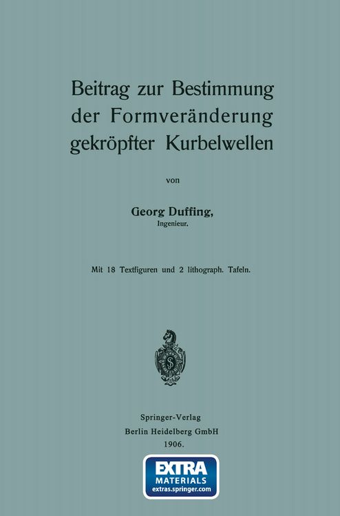 Produktbild: Beitrag zur Bestimmung der Formver&auml;nderung gekr&ouml;pfter Kurbelwellen