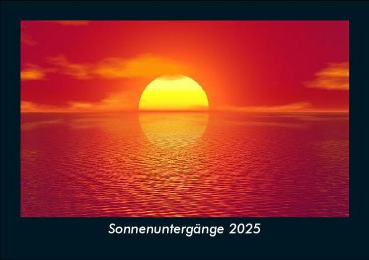 Produktbild: Sonnenunterg&auml;nge 2025 Fotokalender DIN A5
