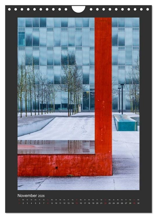 Produktbild: Plakative Architektur (Wandkalender 2026 DIN A4 hoch), CALVENDO Monatskalender