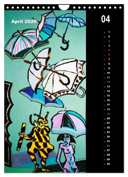 Produktbild: Wolf-Dieter Pfennig Kalender (Wandkalender 2026 DIN A4 hoch), CALVENDO Monatskalender
