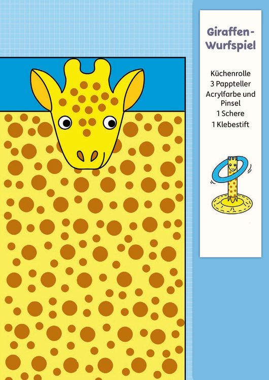 Produktbild: Lass uns basteln &ndash; Bastelbuch ab 4 Jahre &ndash; Wilde Tiere