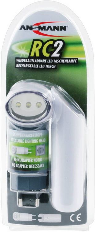 Produktbild: Ansmann RC 2 5101173-510 LED Taschenlampe akkubetrieben 12lm 3h 88g