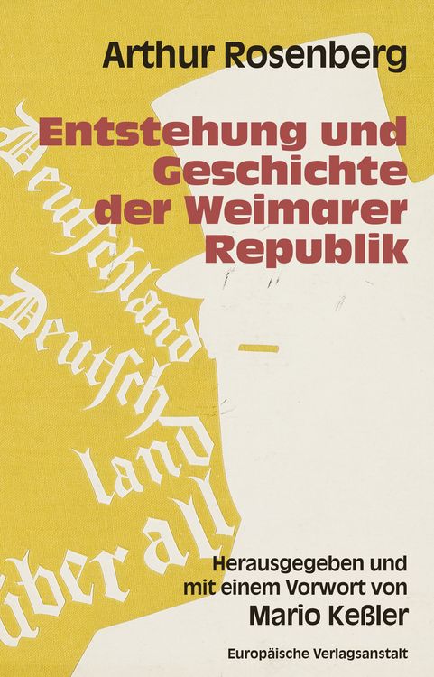 Produktbild: Entstehung und Geschichte der Weimarer Republik