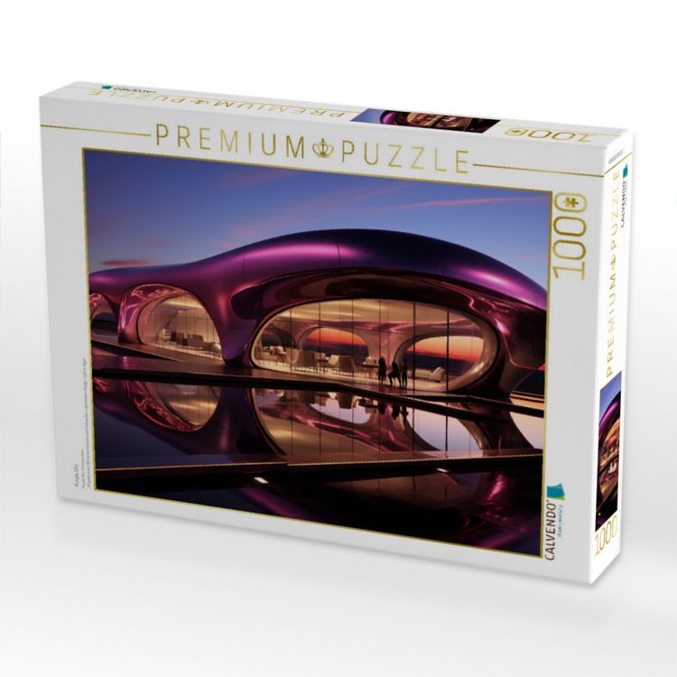 Produktbild: CALVENDO Puzzle Purple Ufo | 1000 Teile Lege-Gr&ouml;&szlig;e 64x48cm Foto-Puzzle f&uuml;r gl&uuml;ckliche Stunden