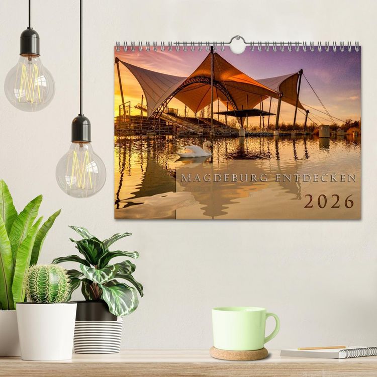 Produktbild: Magdeburg entdecken (Wandkalender 2026 DIN A4 quer), CALVENDO Monatskalender