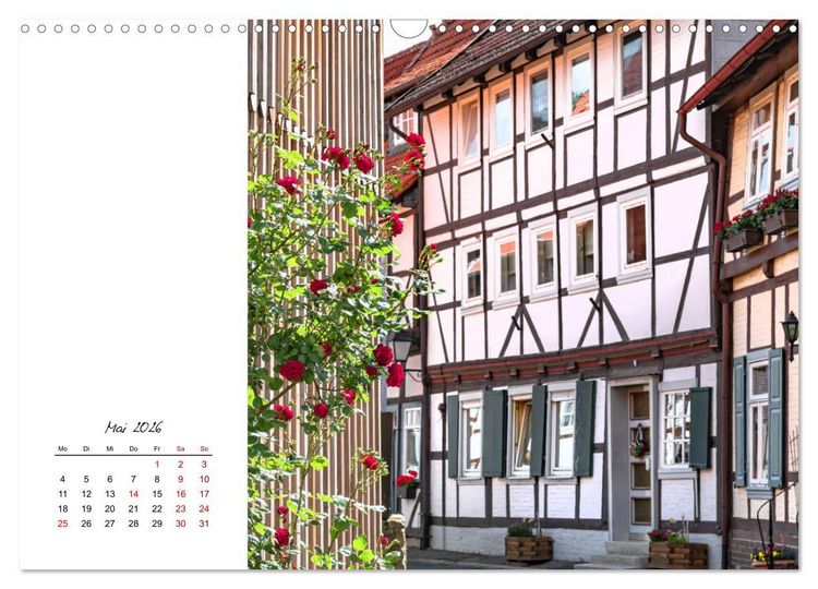 Produktbild: Fachwerkstadt Hornburg (Wandkalender 2026 DIN A3 quer), CALVENDO Monatskalender