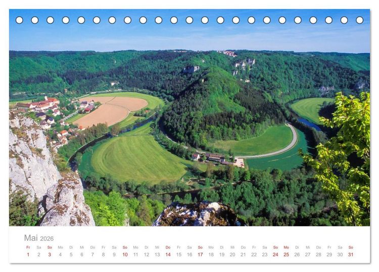 Produktbild: SCHW&Auml;BISCHE ALB W.Dieterich (Tischkalender 2026 DIN A5 quer), CALVENDO Monatskalender