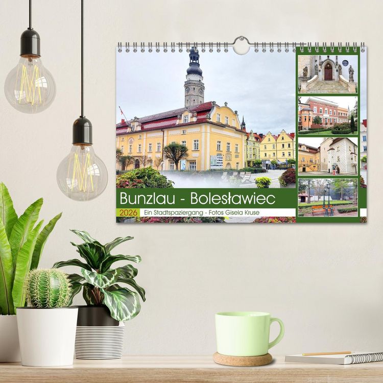 Produktbild: Bunzlau - Boleslawiec - Ein Stadtspaziergang (Wandkalender 2026 DIN A4 quer), CALVENDO Monatskalender