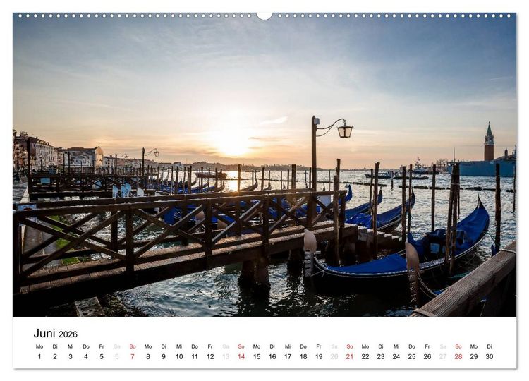 Produktbild: Venedig - La Serenissima 2026 (hochwertiger Premium Wandkalender 2026 DIN A2 quer), Kunstdruck in Hochglanz