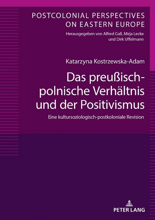 Produktbild: Das preu&szlig;isch-polnische Verh&auml;ltnis und der Positivismus