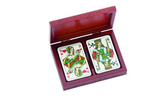 4x Große Holz-Spielkartenhalter – Praktische Halterung Für Bridge-Karten, Stabil & Dekorativ