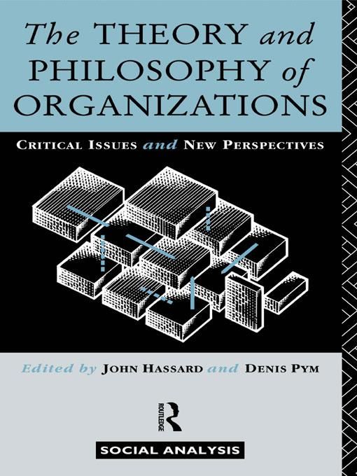Produktbild: The Theory and Philosophy of Organizations