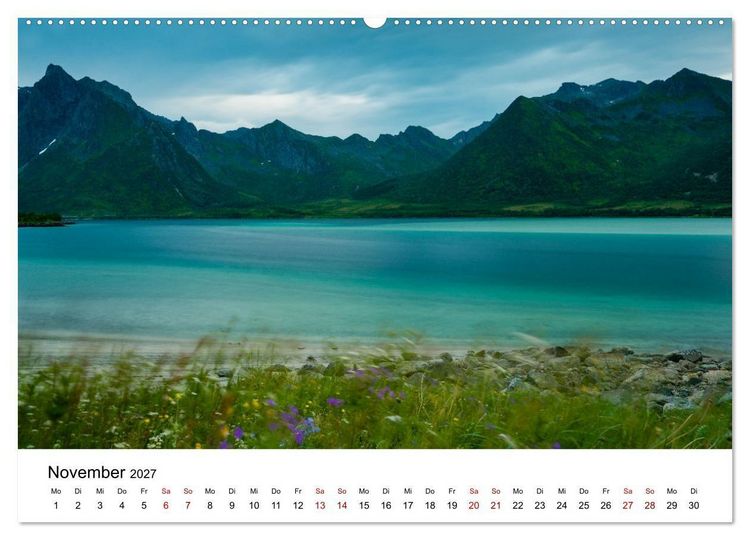 Produktbild: Atemberaubende Natur der Lofoten (Wandkalender 2027 DIN A2 quer), CALVENDO Monatskalender