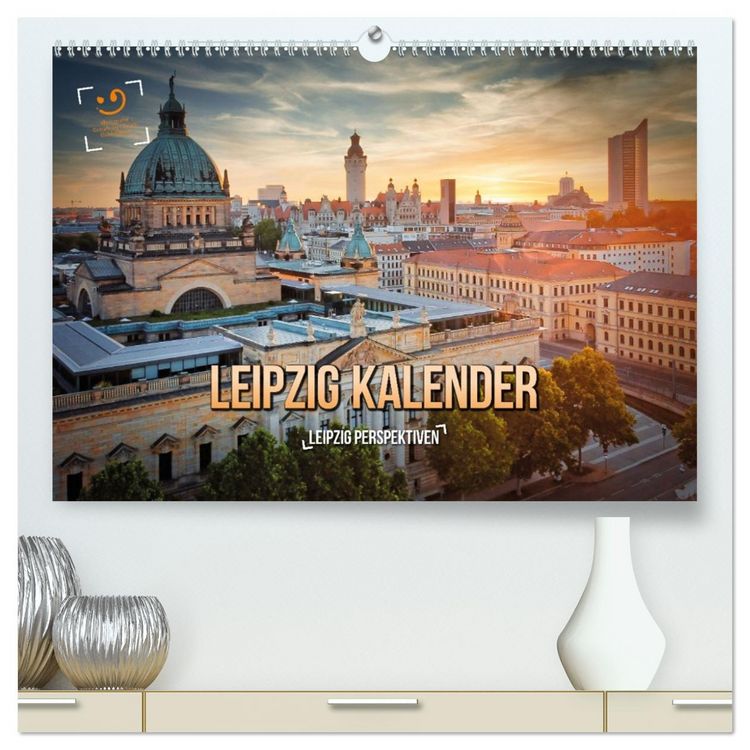 Produktbild: Leipzig Kalender Perspektiven (hochwertiger Premium Wandkalender 2026 DIN A2 quer), Kunstdruck in Hochglanz
