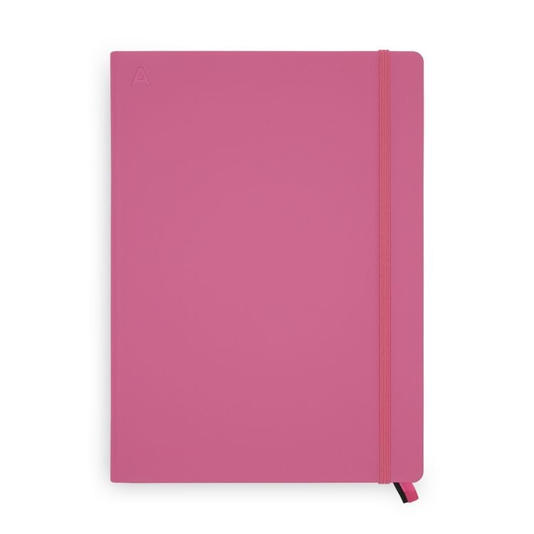 Produktbild: Notizbuch A4 Hardcover Candy Pink Blanko, 192 Seiten