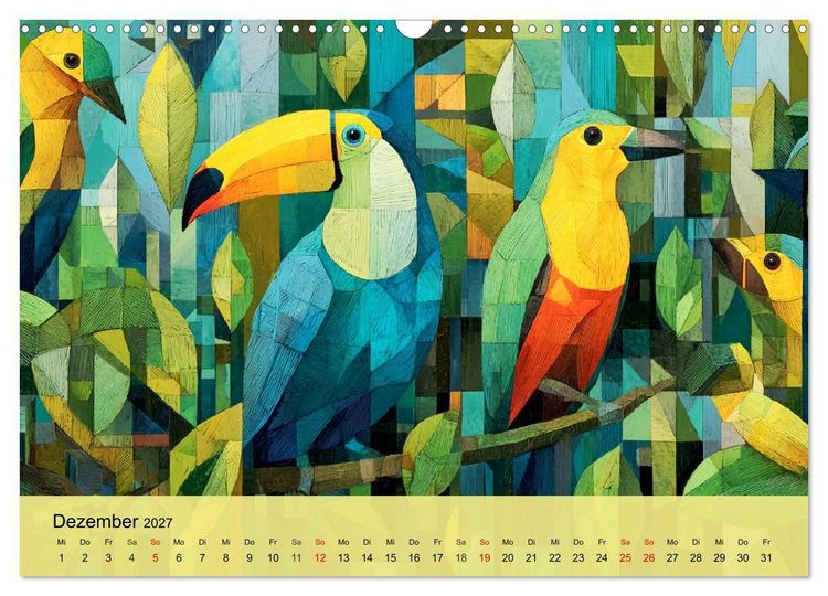 Produktbild: Leuchtender Urwald. Dschungel zwischen Form und Wildnis (Wandkalender 2027 DIN A3 quer), CALVENDO Monatskalender
