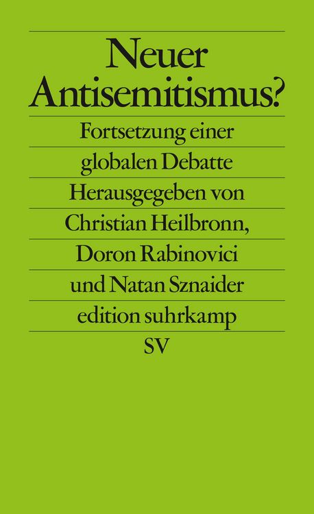 Produktbild: Neuer Antisemitismus?