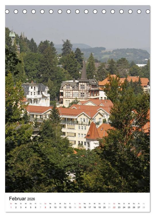 Produktbild: Wundersch&ouml;nes Bad Harzburg (Tischkalender 2026 DIN A5 hoch), CALVENDO Monatskalender