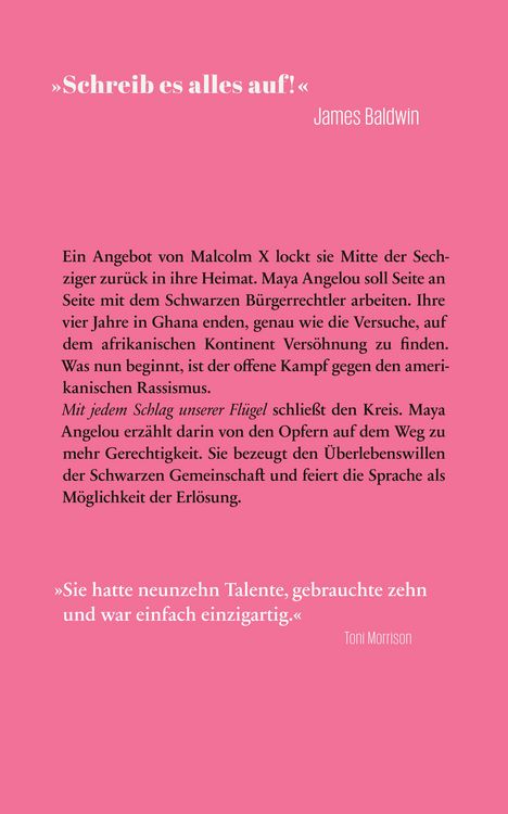 Produktbild: Mit jedem Schlag unserer Fl&uuml;gel (Maya Angelous Memoire 6)