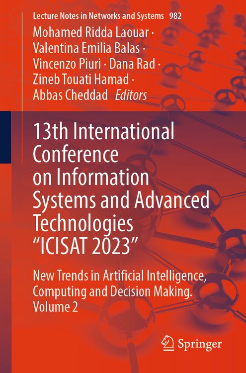Produktbild: 13th International Conference on Information Systems and Advanced Technologies &ldquo;ICISAT 2023&rdquo;