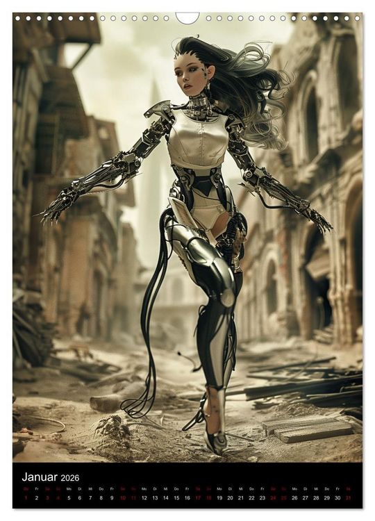 Produktbild: CYBER SISTERS (Wandkalender 2026 DIN A3 hoch), CALVENDO Monatskalender
