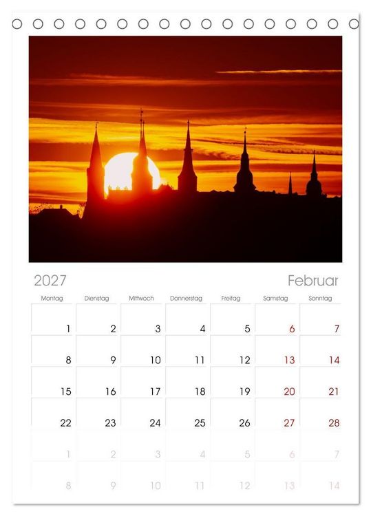 Produktbild: Tischplaner 2027 - Merseburg - Meine Domstadt an der Saale (A5 Tischkalender zum Aufstellen) CALVENDO