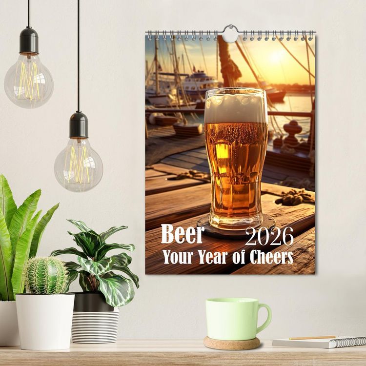 Produktbild: Beer (Wall Calendar 2026 DIN A4 portrait), CALVENDO 12 Month Wall Calendar