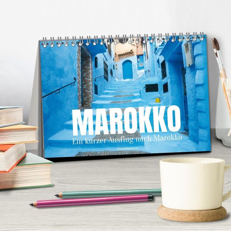 Produktbild: Ein kurzer Ausflug nach Marokko (Tischkalender 2027 DIN A5 quer), CALVENDO Monatskalender