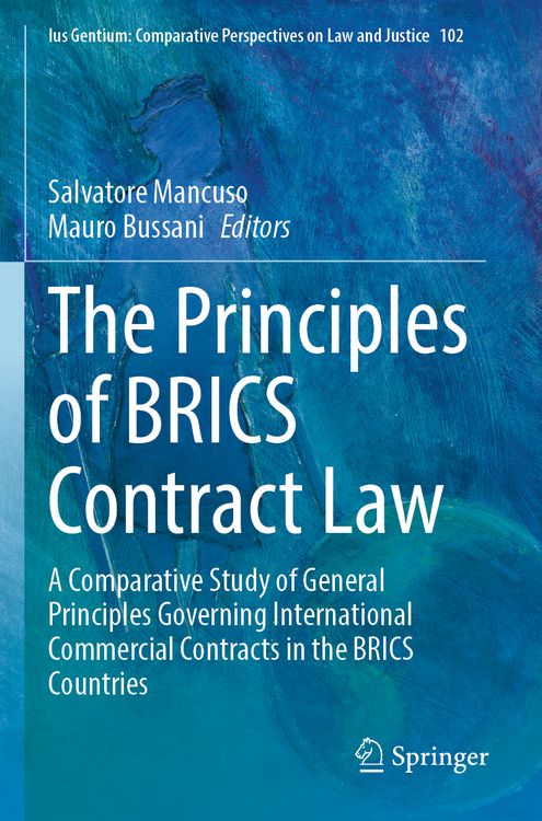 Produktbild: The Principles of BRICS Contract Law