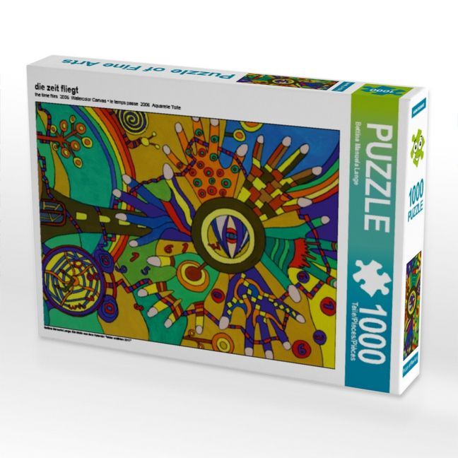 Produktbild: CALVENDO Puzzle die zeit fliegt | 1000 Teile Lege-Gr&ouml;&szlig;e 64x48cm Foto-Puzzle f&uuml;r gl&uuml;ckliche Stunden