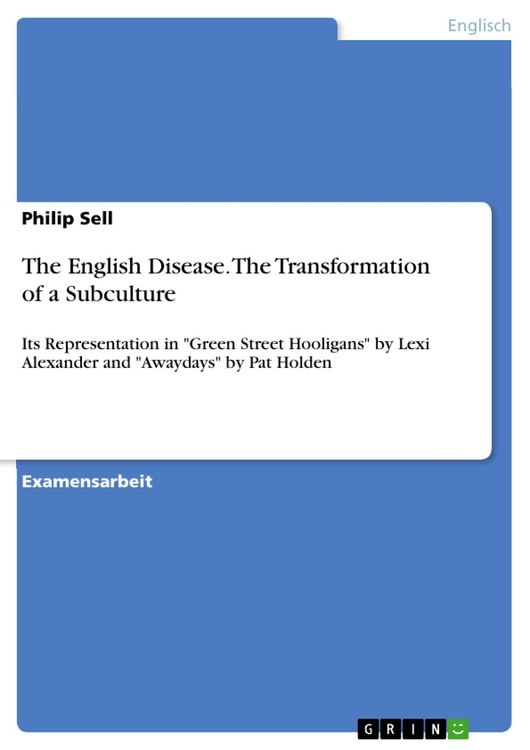 Produktbild: The English Disease. The Transformation of a Subculture