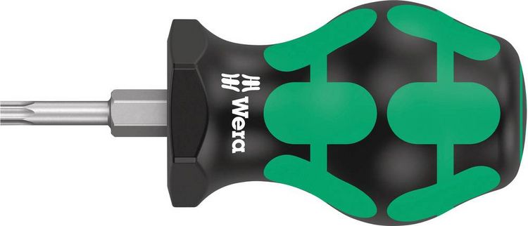 Produktbild: Wera 367 TORX&reg; Stubby Torx-Schraubendreher Gr&ouml;&szlig;e (Schraubendreher) T 15 Klingenl&auml;nge: 25 mm 1 St.