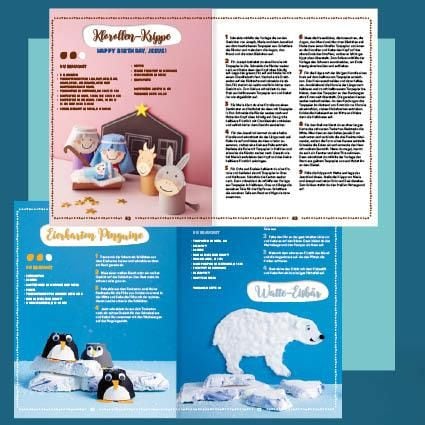 Produktbild: Das Weihnachtsbastelbuch f&uuml;r Kids