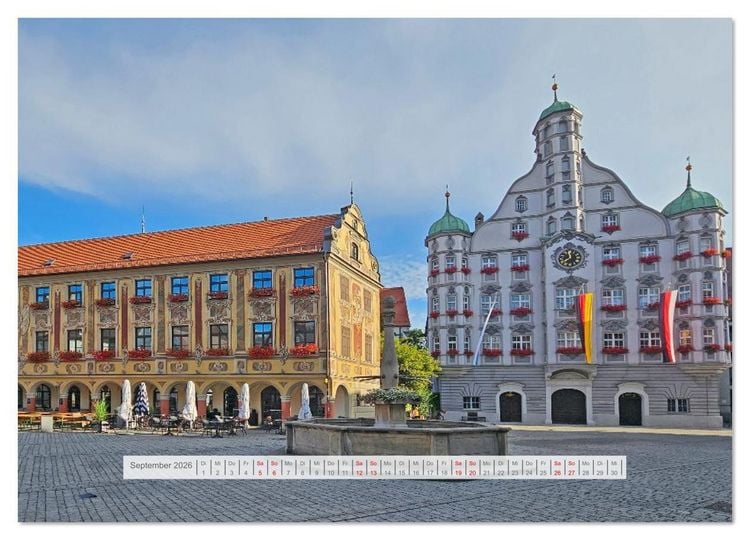 Produktbild: Der Illerradweg zwischen Oberstdorf und Ulm (Wandkalender 2026 DIN A3 quer), CALVENDO Monatskalender