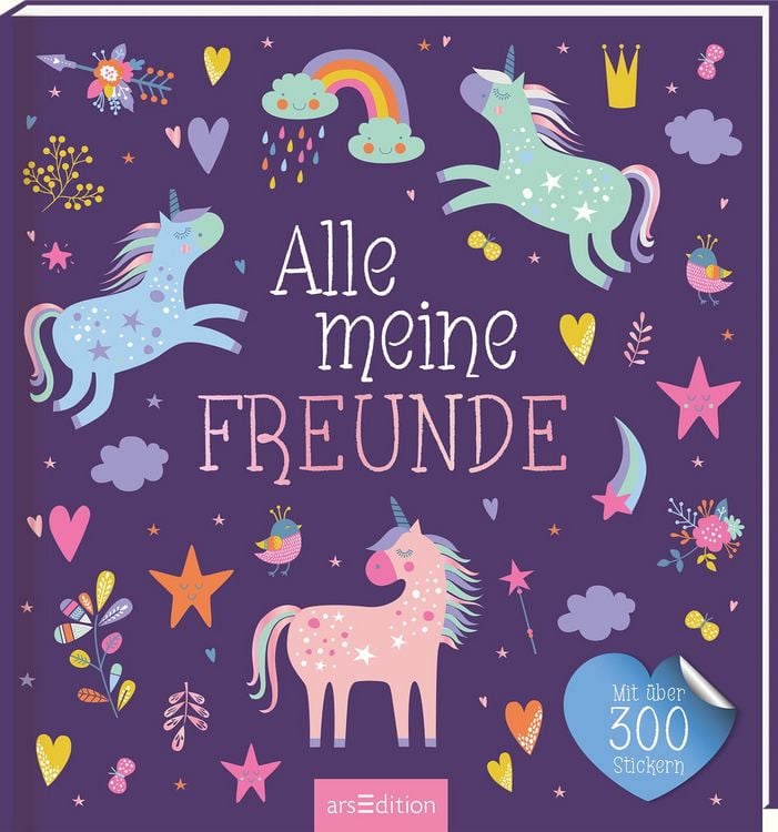 Produktbild: Alle meine Freunde &ndash; Einhorn &brvbar; Mit &uuml;ber 300 Stickern