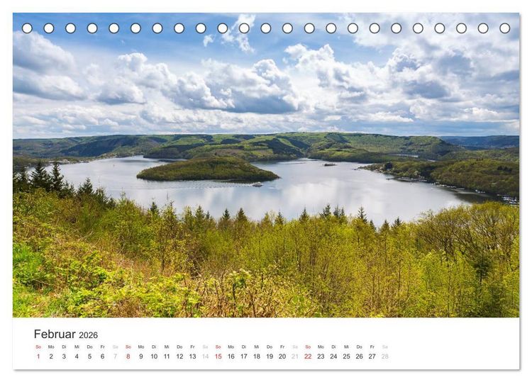 Produktbild: Blicke in die Eifel (Tischkalender 2026 DIN A5 quer), CALVENDO Monatskalender