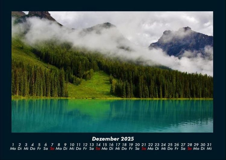 Produktbild: Die Seen der Erde 2025 Fotokalender DIN A4