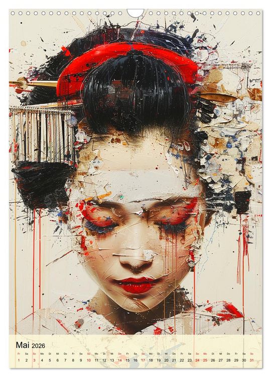 Produktbild: Geishas. Japans traditionelle und faszinierende Kultur (Wandkalender 2026 DIN A3 hoch), CALVENDO Monatskalender