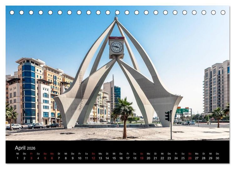 Produktbild: Faszination Dubai (Tischkalender 2026 DIN A5 quer), CALVENDO Monatskalender