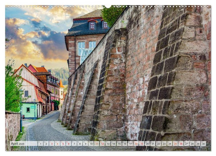 Produktbild: Heilbad Heiligenstadt Impressionen (Wandkalender 2026 DIN A2 quer), CALVENDO Monatskalender